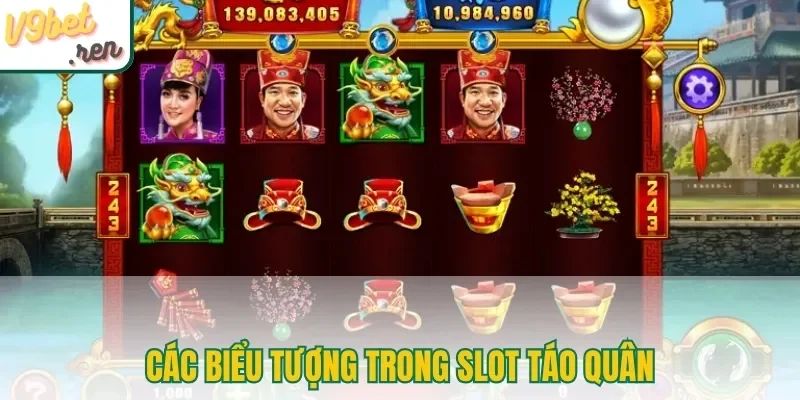 Các biểu tượng trong slot Táo Quân